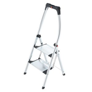 Hailo K100 Topline Aluminum Comfort Step Ladder