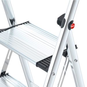 Hailo K100 Topline Aluminum Comfort Step Ladder - Image 2
