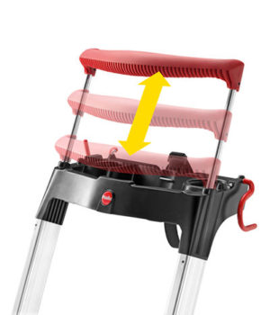 Hailo L100 TopLine Aluminium Safety Stepladder - Image 2