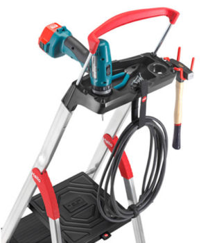 Hailo L100 TopLine Aluminium Safety Stepladder - Image 3
