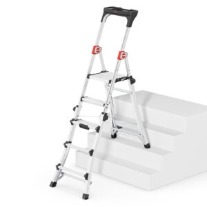 Hailo TL100 TopLine Telescopic Stepladder - Image 3