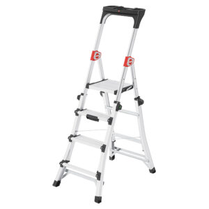 Hailo TL100 TopLine Telescopic Stepladder - Image 4