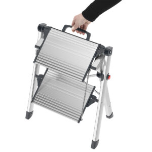 Hailo MK80 ComfortLine Aluminium Comfort Folding step - Image 2