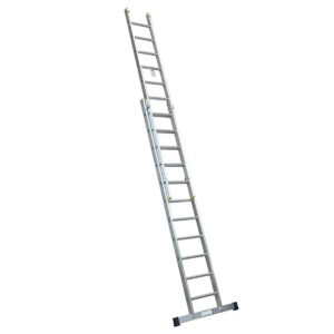 Double Section Trade Professional Aluminium Extension Ladder - Image 2